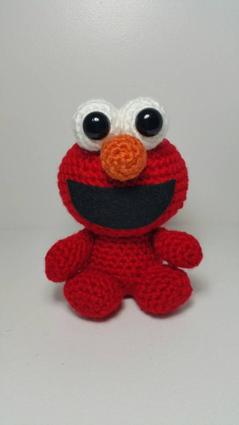 Check out this item in my Etsy shop https://www.etsy.com/listing/241324365/crochet-amigurumi-elmo Elmo Crochet Pattern, Elmo Crochet, Beginner Friendly Crochet, Crochet Amigurumi Patterns, Stitch Guide, Amigurumi Crochet, Surprise Gifts, Sesame Street, Amigurumi Pattern