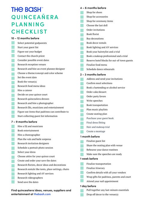 Quinceañera Planning Checklist - FREE Template, Excel, Workbook and Printable PDF Things For A Quinceanera, Rustic Quinceanera Dresses, Checklist For Quinceanera, Sweet 16 Planning Checklist, Quinceanera To Do List Planners, Floral Themed Quinceanera, Quinceañera On A Budget, Planning Quinceanera Checklist, Quince Planning Binder