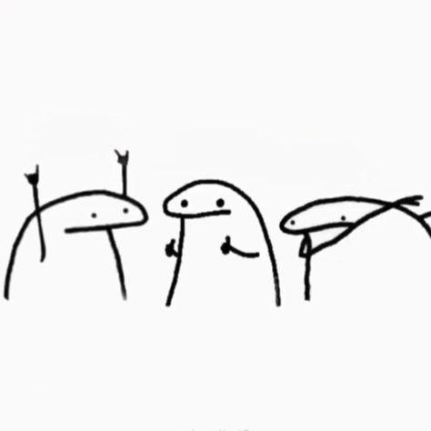 Three Bff Pfp, Trio Gc Pfp, Group Pfps, Trio Pfp, Funny Stick Figures, Christmas Dreaming, Squad Goals, Cute Memes, Hand Art Drawing