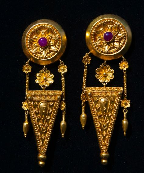 Antique Lalaounis earrings 22k gold. Classical - Hellentistic Collection (1957) | eBay Greek Jewelry Ancient, Lalaounis Jewelry, Ancient Earrings, Secret Rings, Indian Gold Jewellery, Etruscan Jewelry, Byzantine Gold, Ancient Greek Jewelry, Rajputi Jewellery