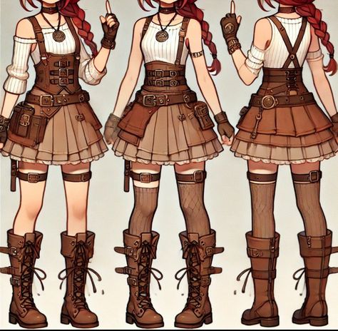 OC OUTFITS ARCANE Arcane Themed Outfits, Arcane Clothes Ideas, Arcane Outfits Female, Arcane Outfits Aesthetic, Arcane Clothes Style, Arcane Piltover Fashion, Arcane Aesthetic Outfits, Arcane Enforcer Uniform, Arcane Clothing Style