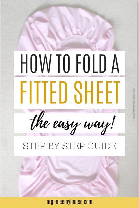 Folding Sheets Fitted, Folding A Fitted Sheet How To, Fitted Sheets Folding, Folding Fitted Sheets Easy, Easy Way To Fold Fitted Sheets, Fold Fitted Sheet How To, Folding Sheets Hack, How Do You Fold A Fitted Sheet, Fold Fitted Sheet Easy