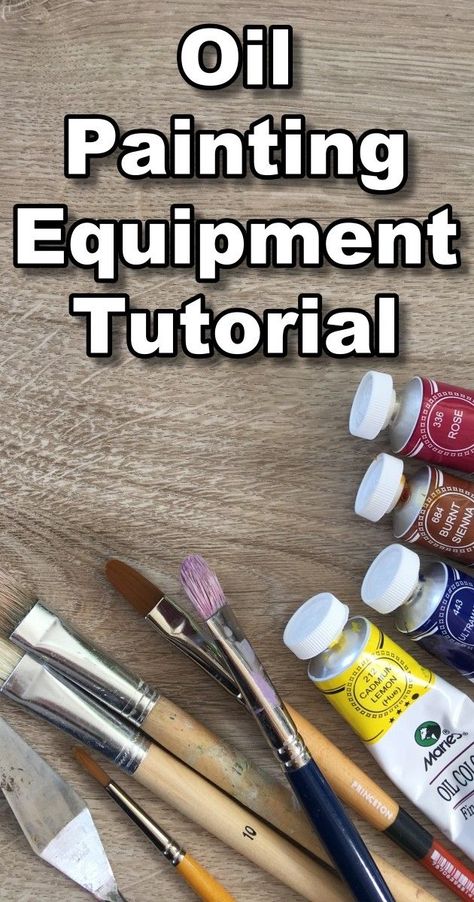 Oil Painting Brushes, Oil Painting Basics, Painting Equipment, Budget List, Simple Oil Painting, Oil Painting Tips, Oil Painting Lessons, Oil Painting For Beginners, Painting Brushes