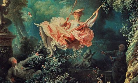 Painting of the Week: Jean-Honoré Fragonard, The Swing Rococo Painting, Madame Pompadour, Jean Honore Fragonard, Rococo Art, French Rococo, Art Tumblr, Historical Painting, Disney Aesthetic, Princess Aesthetic