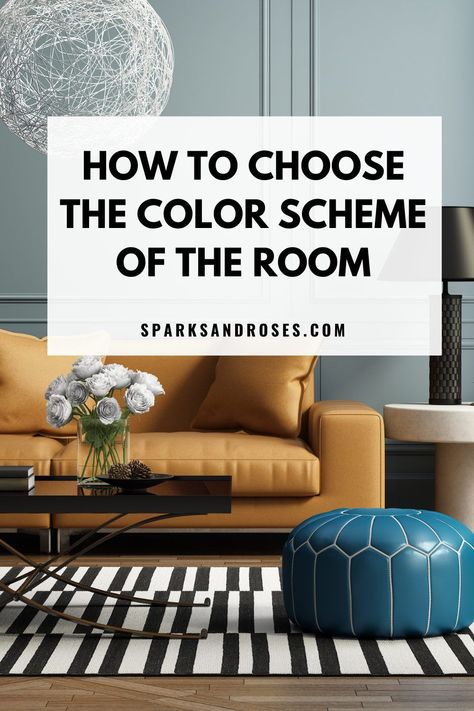 How To Choose Sofa Color, How To Add Color To A Neutral Room, Uni Room Ideas, New Bedroom Ideas, Split Complementary Color Scheme, Home Gel Nails, Small Bedroom Layout, Three Color Combinations, Split Complementary Colors