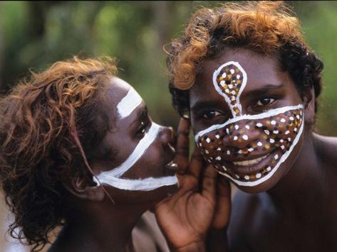 Have you ever wondered how ancient indigenous cultures maintain so much information about the thousands of species of plants and animals—without writing it down? Traditional Aboriginal Australian s... Australian Aboriginals, Aboriginal Education, Aboriginal History, Aboriginal Culture, Painted Faces, Aboriginal People, Torres Strait Islander, Indigenous People, Indigenous Culture