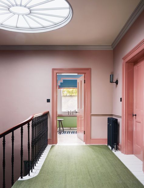 Nicola Harding, 18th Century House, Painted Stools, Riverside House, Paint And Paper Library, Glass Extension, Rose Pastel, Elements Of Design, Brick Building