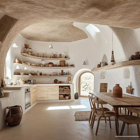 Cob House Interior, Plaster House, Earthship Home, Sunken Living Room, House Loft, Adobe House, Cob House, Rustic Home Design, Earth Homes