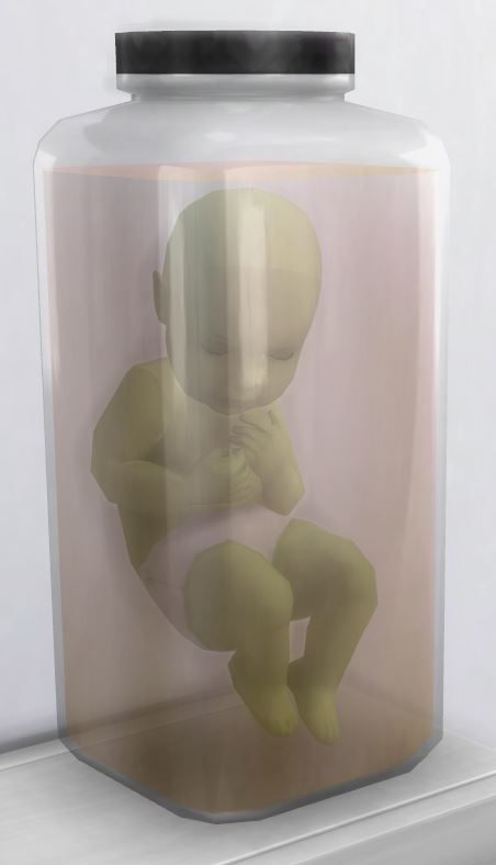 Mod The Sims - Sleeping Alien baby in a jar Sims 4 Alien Furniture, Sims 4 Alien Mods, Sims 4 Alien Cc, Sims 4 Alien, Angel Decor, Sims 4 Game, Ts4 Cc, Electronic Art, In A Jar