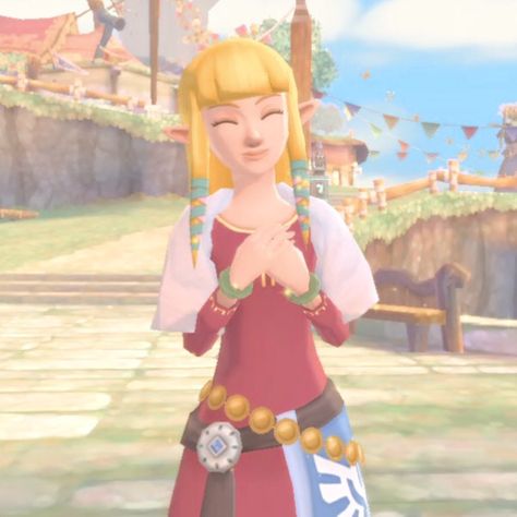 Zelda in skyward sword <3 #thelegendofzelda #tloz #zelda Lilly Grace, Legend Of Zelda Characters, Zelda Skyward, Nintendo Princess, Shigeru Miyamoto, Zelda Cosplay, All Video Games, Japanese Games, Zelda Art