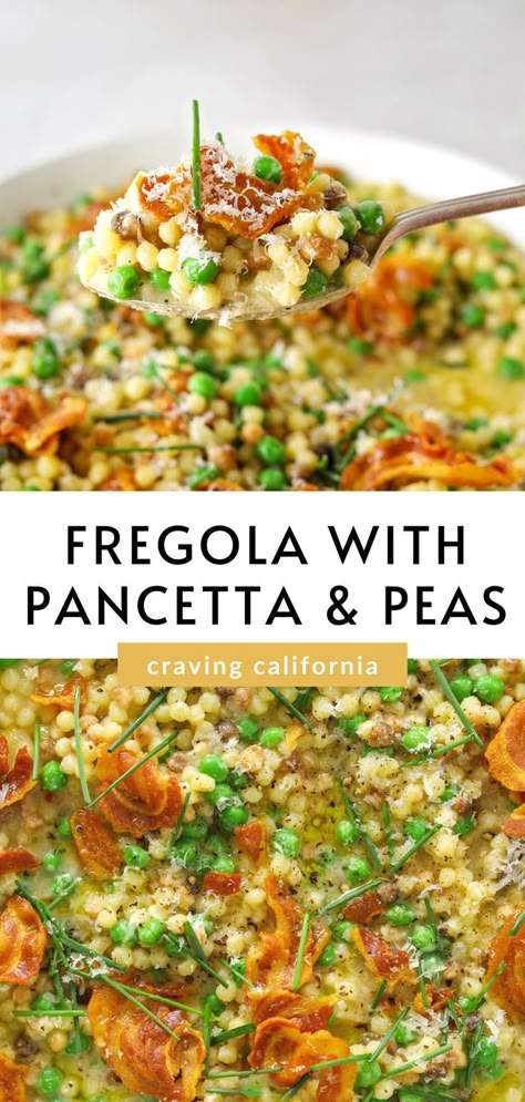 Peas And Pancetta, Spring Risotto, Vegetable Dishes Recipes, Italian Side Dishes, Eat Pretty, Pea Recipes, Savory Chicken, Soups Stews, Sweet Peas