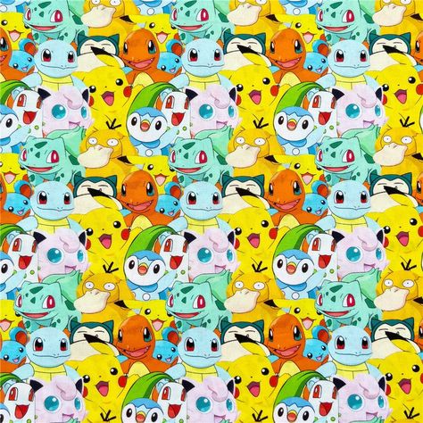 Caroon Pokemon Cotton Animation Fabric Printed Plain Pocket Monster Sewing Cloth 43Inch x 1/2 Yard 100% cotton Monster Sewing, Pocket Monsters, Sewing Clothes, Hong Kong, Printing On Fabric, Pokemon, Cotton Fabric, Yard, China