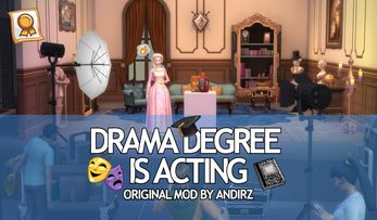 Drama Sims 4, The Sims 4 Get Famous, Sims 4 Get Famous, Ts3 To Ts4, Sims 3 Generations, Los Sims 4 Mods, Acting Class, Sims 4 House Design, New Mods