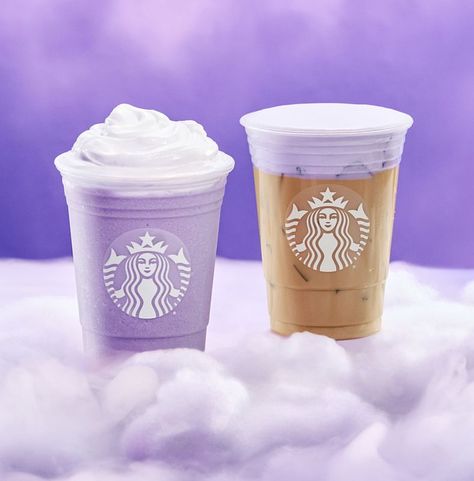 Lavender Iced Coffee, Lavender Drink, Cream Cold Foam, Lavender Cream, Iced Chai, Coffee Treats, Cold Foam, At Starbucks, Starbucks Drinks