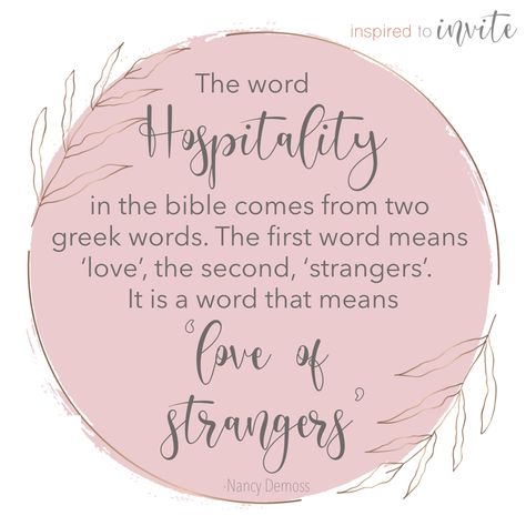 Hospitality quote about love of strangers Southern Hospitality Quotes, Quotes About Hospitality, Love Work Quotes, Words That Mean Love, Hotel Quotes, Hospitality Quotes, Christian Hospitality, Quote About Love, Ladies Group