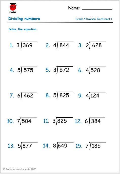 Grade 3 Division, Division Worksheets Grade 3, Grade 4 Worksheets, Division Worksheets Grade 4, Class 4 Maths, Multiplication And Division Worksheets, Math Division Worksheets, Long Division Worksheets, Mental Maths Worksheets