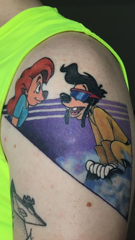 Goofy Movie Tattoo, Happy 25th Anniversary, Shelter In Place, Soul Tattoo, Prison Tattoos, Movie Tattoo, Tattoo Board, Eye To Eye, Couples Tattoo Designs