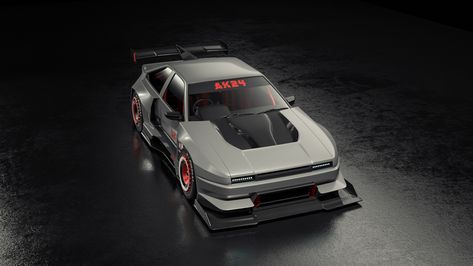 ArtStation - Toyota AE86 Trueno Retro Futuristic Concept 2.0 Ae86 Trueno, Ae 86, Toyota Ae86, Futuristic Concept, Wide Body Kits, Ae86, Retro Futuristic, Wide Body, Jdm Cars