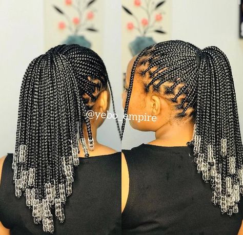 Braided Beaded Hairstyles, Rasta Braids Hairstyles, Box Braids With Beads, Bride Hair Clips, Short Box Braids Hairstyles, Short Box Braids, Curly Hair Videos, African Hair Braiding Styles, Box Braids Hairstyles For Black Women