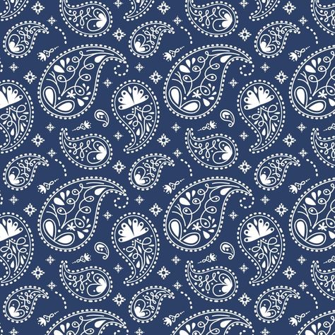 Motif bandana paisley bleu | Free Vector #Freepik #freevector Motif Vector, Floral Print Background, Lily Flower Tattoos, Ethnic Pattern Design, Floral Upholstery Fabric, Bandana Pattern, Graffiti Wallpaper Iphone, Zentangle Artwork, Paisley Bandana