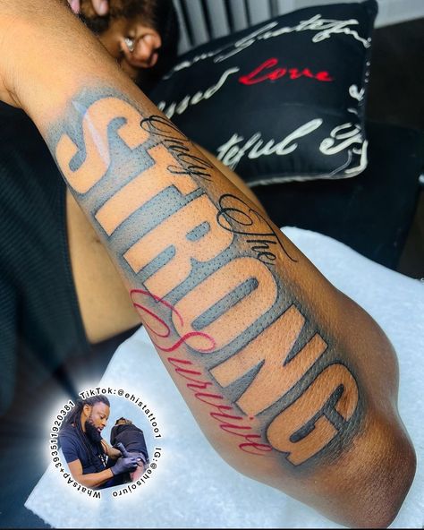 Tattoo Biceps, Outer Bicep Tattoos, Back Tattoos For Guys Upper, Fire Tattoos, Boondocks Drawings, Black Men Tattoos, Bicep Tattoo Men, Football Tattoo, Men Tattoos