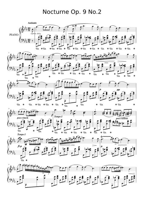 Chopin Nocturne Op.9 No.2 Piano, Simply Piano, Piano Quotes, Chopin Nocturne, Piano Sheet Music Letters, Piano Chords Chart, Learn Singing, Music Letters, Easy Piano Songs