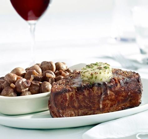 Stoney River Steakhouse and Grill Mushroom Meatloaf, Truffle Mashed Potatoes, Salad Menu, Seafood Menu, Prime Steak, Chicken And Biscuits, Steak And Seafood, Best Steak, Dairy Free Options