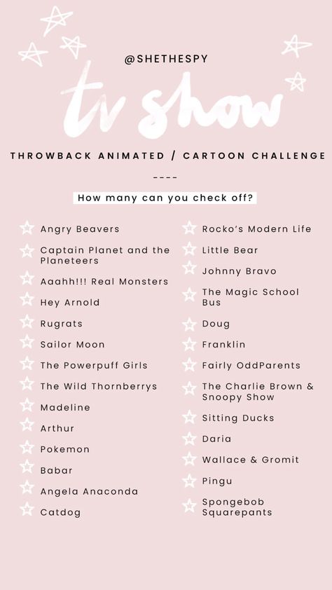 Throwback TV Shows: Animation and Cartoons Cartoons To Watch, Bullet Journal Netflix, Netflix Suggestions, Movie Challenge, Rocko's Modern Life, Movie To Watch List, List Challenges, Tv Series To Watch, Movies Worth Watching