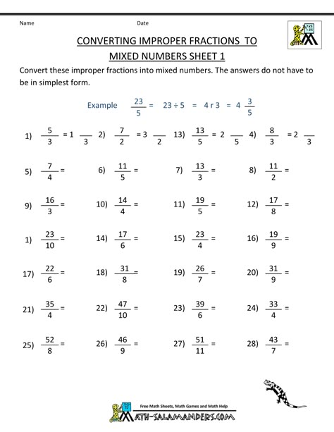 convert-improper-fractions-to-mixed-fractions-1.gif (1000×1294) Fractions Worksheets Grade 3, Fractions Worksheets Grade 4, Mixed Numbers Worksheet, Mixed Fractions Worksheets, Improper Fractions To Mixed Numbers, Multiplying Fractions Worksheets, Math Fractions Worksheets, Mixed Fractions, Fraction Practice