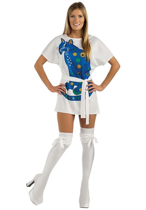 ABBA Agnetha Fancy Dress Costume - Music Legends Costumes at Escapade™ UK - Escapade Fancy Dress on Twitter: @Escapade_UK Abba Fancy Dress, Abba Cat Dress, Abba Costume, 90s Inspired Halloween Costumes, Fancy Dress Plus Size, Plus Size Fancy Dresses, 70s Fancy Dress, Abba Outfits, Abba Costumes