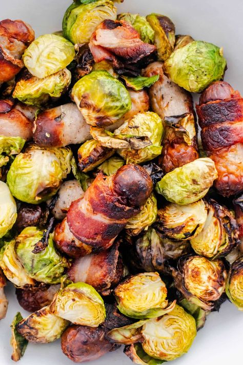 Sprouts With Pigs In Blankets | Ninja Dual Air Fryer Dual Air Fryer Recipes, Ninja Dual Air Fryer Recipes, Old School Cake, Beef And Ale Stew, Christmas Dinner For Two, Cheese And Onion Pie, Easy Rice Pudding, Ninja Dual Air Fryer, English Dishes