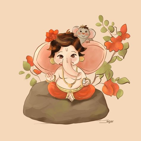 Ganpati Bappa Morya!✨ May this Ganesh Chaturthi bring new beginnings and remove all obstacles from your life 🐘🙏🧡 [Ganesha, wisdom, prosperity, happiness, new beginnings, peace, fortune, success, blessings, celebration, Ganapati Bappa Morya] Ganpati Bappa Aesthetic Images, Ganpati Bappa Cartoon Images, Ganpati Bappa Morya Text, Ganpati Bapa Aesthetic, Ganapati Bappa Morya, Ganpati Bappa, Ganesha, New Beginnings, Bring It On