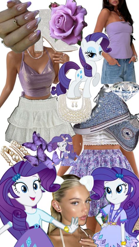 Rarity Halloween Costume, My Little Pony Halloween Costume, Rarity Outfits, Pony Costumes, Rarity Costume, Rarity Aesthetic, My Little Pony Rarity, My Little Pony Costume, Equestrian Girls