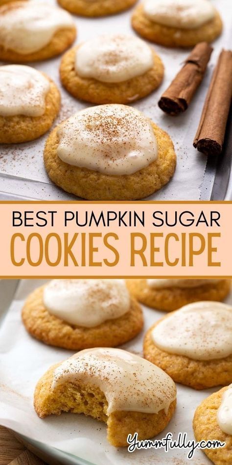 Discover the ultimate fall treat with our Pumpkin Sugar Cookies Recipe! These soft and spiced cookies are the perfect way to embrace the autumn season. Join us for more delicious recipes that capture the essence of fall flavors. Spiced Cookies, Creamy Frosting, Pumpkin Sugar Cookies, Creamy Chicken And Rice, Pumpkin Cookie Recipe, Pumpkin Recipes Dessert, Spice Cookies, Best Pumpkin, Delicious Pumpkin