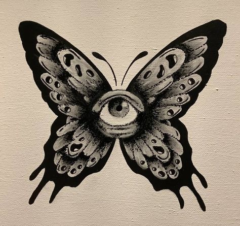 Eye Butterfly, Moth Tattoo, Dark Art Tattoo, Tattoo Portfolio, Tattoo Art Drawings, Dream Tattoos, Arte Inspo, Arte Sketchbook, Key Design