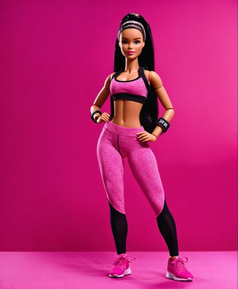 Barbie 
Barbie aesthetic 
Barbie personal trainer 
Pink aesthetic 
Pink 
Pink world 
Personal trainer 
Work out Workout Barbie, Workout Fashion, Feminine Art, Barbie Collector, Barbie World, Digital Art Girl, Tooth Fairy, Home Gym, Personal Trainer