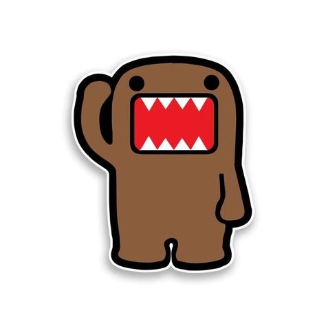 Domo Kun, Skateboard Art Design, Jdm Stickers, Graffiti Doodles, Graffiti Style Art, Graffiti Characters, Graffiti Drawing, Skateboard Art, Mini Canvas Art