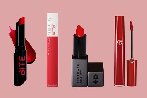 These Are the 15 Best Red Lipsticks of All Time, According to Celebrity Makeup Artists | nude lipstick, pink lipstick, red lipstick, statement lip, lipstick shades, celebrity makeup artist, Mary Irwin, makeup artist, MAC, MAC Ruby Woo, NYX, Matte Lipstick, long-wear lipstick, Stila, Maybelline Superstay, Pat McGrath, Creamy Lipstick, Matte Velvet Lip Color, NARS Morocco Lipstick, Giorgio Armani Beauty, lip, lipstick, lip glos Ruby Lipstick, Pink Lipstick Shades, Mac Ruby Woo, Nyx Matte Lipstick, Nyx Matte, Best Red Lipstick, Lip Lipstick, Red Lipstick Makeup, Giorgio Armani Beauty