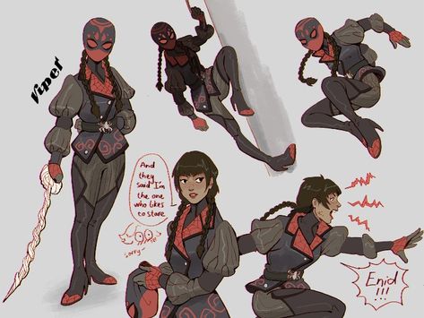 @/Kris6785 on twitter In The Spiderverse, Spider Sonas, Spiderman Oc Art, Spider Sona, Spider People, Spiderman Drawing, Spiderman Art Sketch, Superhero Villains, Spiderman Artwork