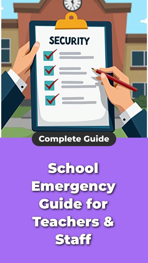 "Be prepared with our *School Emergency Guide for Teachers & Staff*! Practical tips to ensure safety & quick responses in any situation. 🚨 #SchoolSafety #TeacherResources" Emergency Response Plan, School Safety, Emergency Preparation, Reunification, Communications Strategy, School Staff, Emergency Response, Communication System, Severe Weather