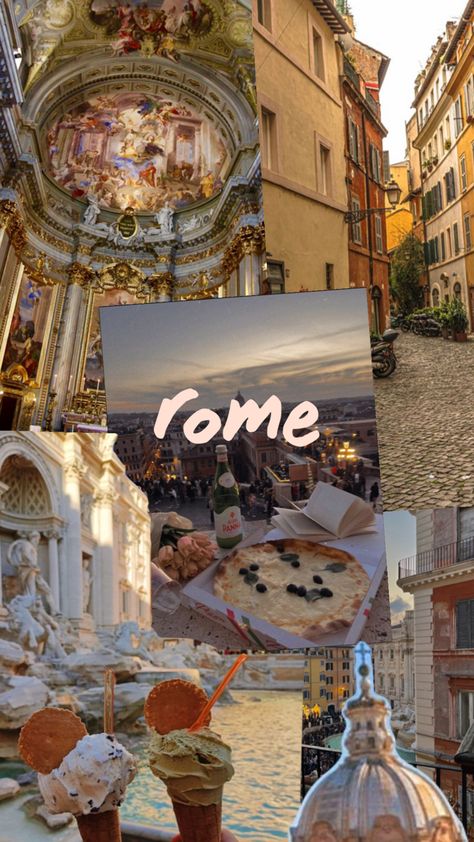 Rome Aesthetic, Italy Trip Planning, Italy Vibes, Travel Collage, Europe Aesthetic, Travel Inspiration Destinations, Senior Trip, Travel Wallpaper, Italy Aesthetic