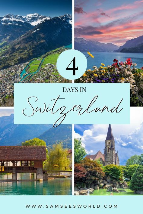 4 Days In Switzerland, 3 Days In Switzerland, Switzerland Itinerary 3 Days, Northern Italy Switzerland Itinerary, Balcony Painting, Switzerland Travel Itinerary, Things To Do In Switzerland, Switzerland Summer, Switzerland Trip