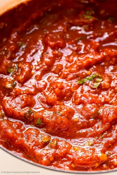 Marinara From Tomato Sauce, Marinara Sauce With Tomato Sauce, Recipe For Marinara Sauce, Authentic Marinara Sauce Homemade, Marinara Sauce From Canned Tomatoes, Marina Sauce Recipe, Best Red Sauce, Marinara With Canned Tomatoes, Marinara Sauce Homemade Easy