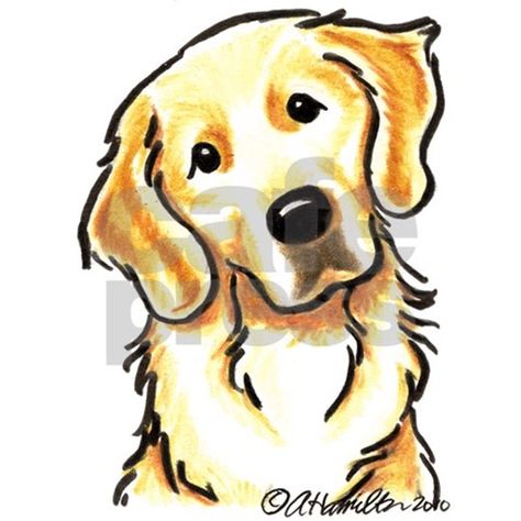 Puppy Drawing Easy, White Golden Retriever Puppy, Golden Retriever Cartoon, Golden Retriever Portrait, Golden Retriever Drawing, Golden Retriever Painting, Dog Drawing Simple, Mask Png, Golden Retriever Baby