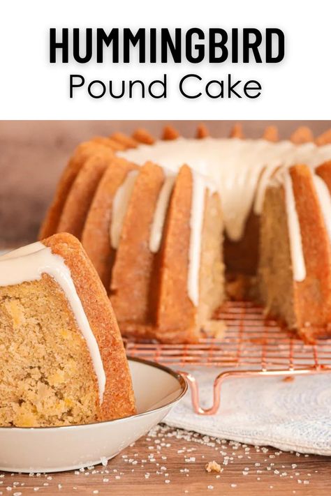 Hummingbird Cheesecake, Southern Cakes, Coconut Cakes, Cake Bundt, Hummingbird Cake Recipes, Orange Pound Cake, Southern Cake, Blessings Quotes, Sour Cream Pound Cake