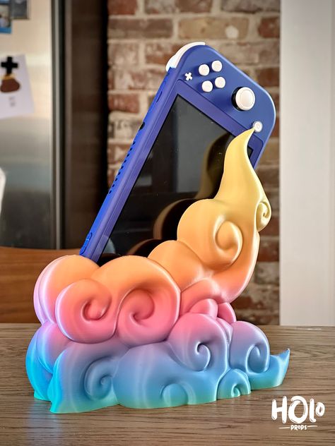 3d Printed Stuff, Switch Stand, Cool 3d Prints, 3d Printer Art, 3d Printing Art, Video Game Room Design, 3d Printer Designs, Nintendo Switch Lite, 3d Printing Diy