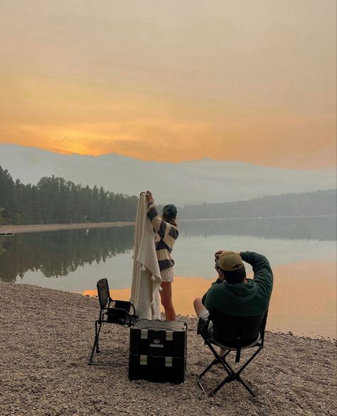 Roadtrip Aesthetic Couple, Roadtrip Scrapbook, Camping Date, Couples Camping, Emily Henry, Fall Camping, Camping Aesthetic, Fall Photo, Funny Story