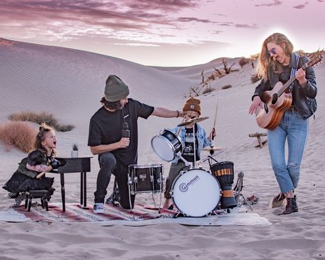 Family photo shoot ideas. #dunes #family # music Family Moodboard, Family Vision Board, Family Photo Shoot Ideas, Family Vision, Mind Movie, Music Photoshoot, Family Photo Colors, Fam Pics, Band Photoshoot