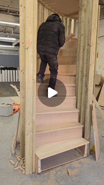 Basharat Hussain on Instagram: "#stair#design #floatingstair #spinestair #monostair #zigzagstair #stringercutstair #londonlife #bashcarpenter #homeimprovement #woodworking #luxurystair #helicalstair" Short Staircase Ideas, Luxury Stairs, Stair Design, Floating Stairs, London Life, Stairs Design, Zig Zag, Home Improvement, Stairs