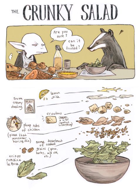 Marian Churchland - HCHOM Marian Churchland, Animal Food Illustration, Goblin Food, Foods As Animals Drawing, Forager Character Design, Cat As Food Art, Cottagecore Animal Illustration, 강아지 그림, Food Drawing